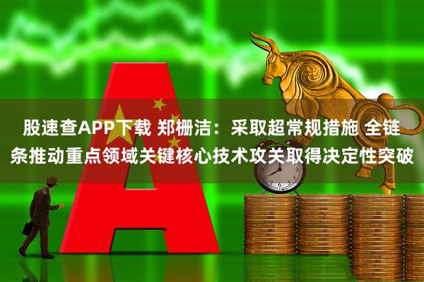 股速查APP下载 郑栅洁：采取超常规措施 全链条推动重点领域关键核心技术攻关取得决定性突破